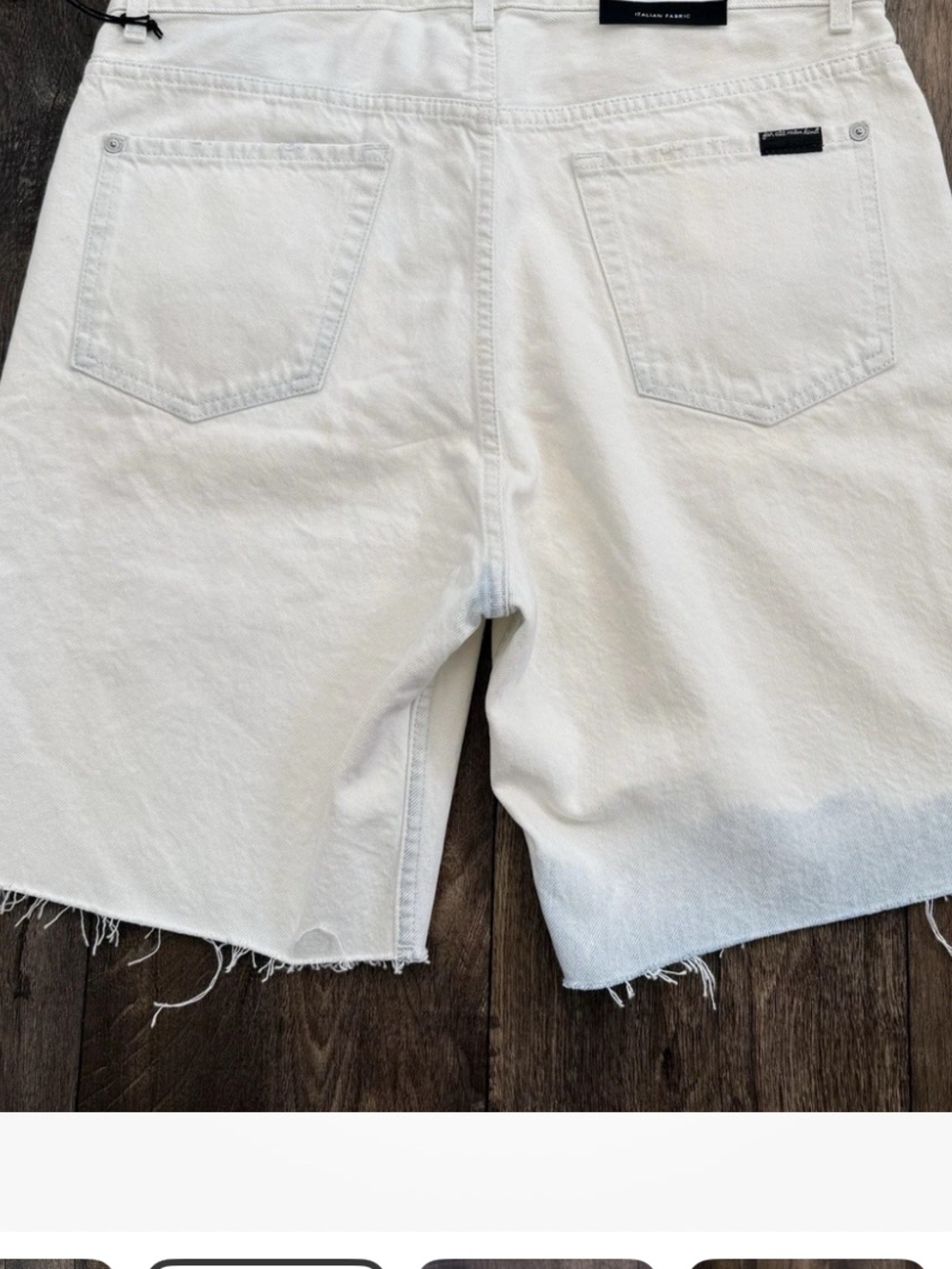 7 For All Mankind Modern Straight Pants - Cream